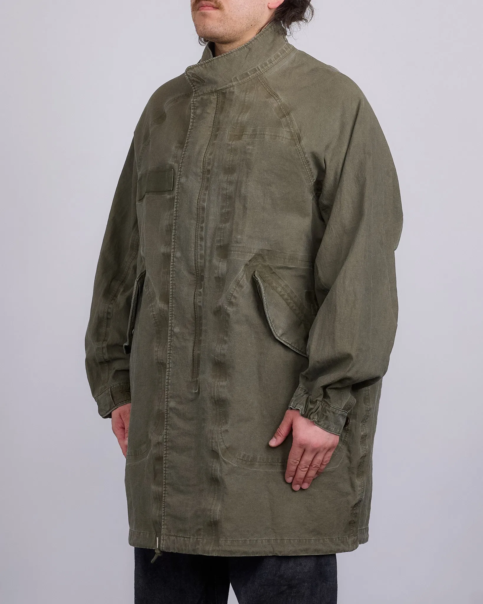 visvim Six-Five Parka 3L DMGD Olive