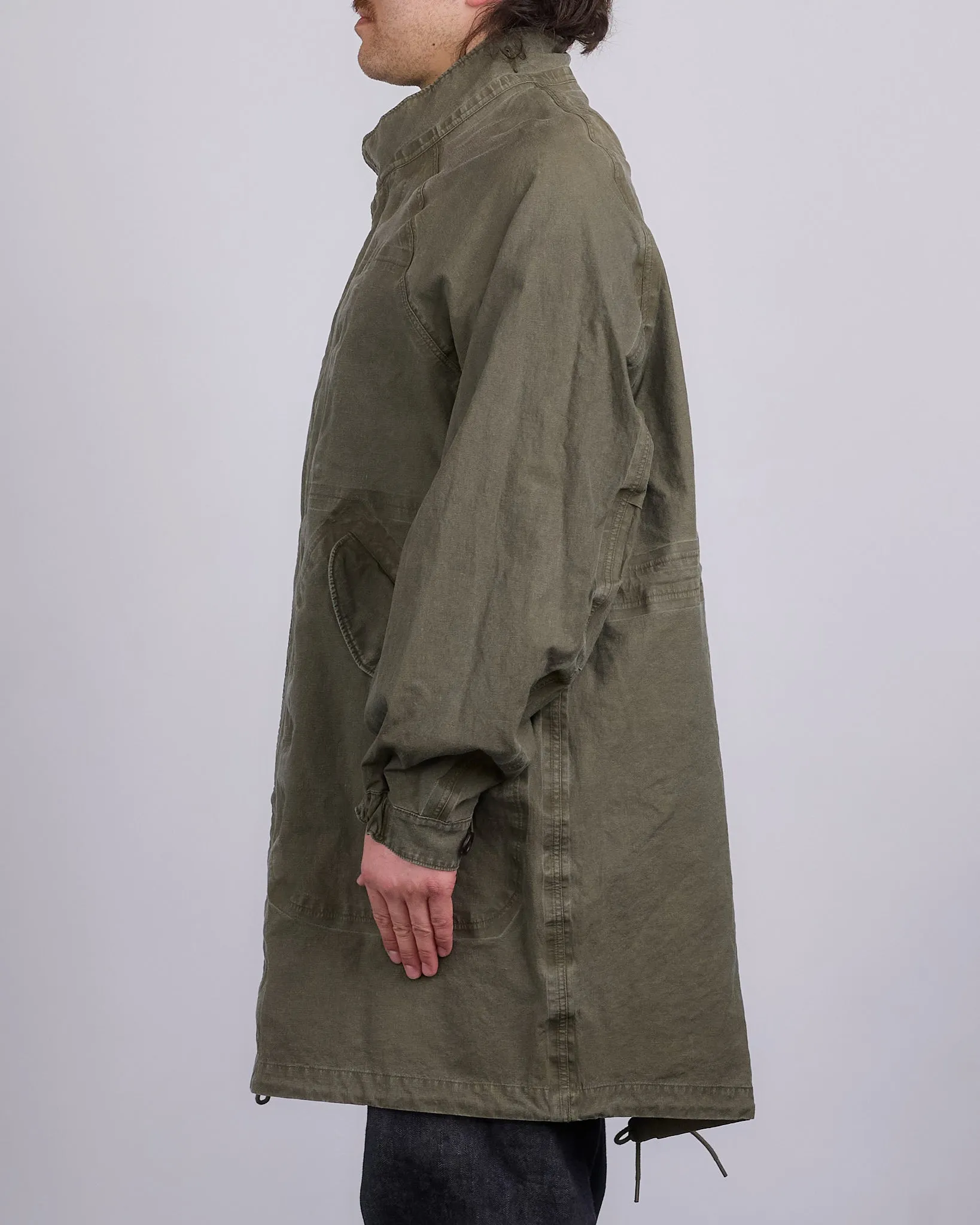 visvim Six-Five Parka 3L DMGD Olive