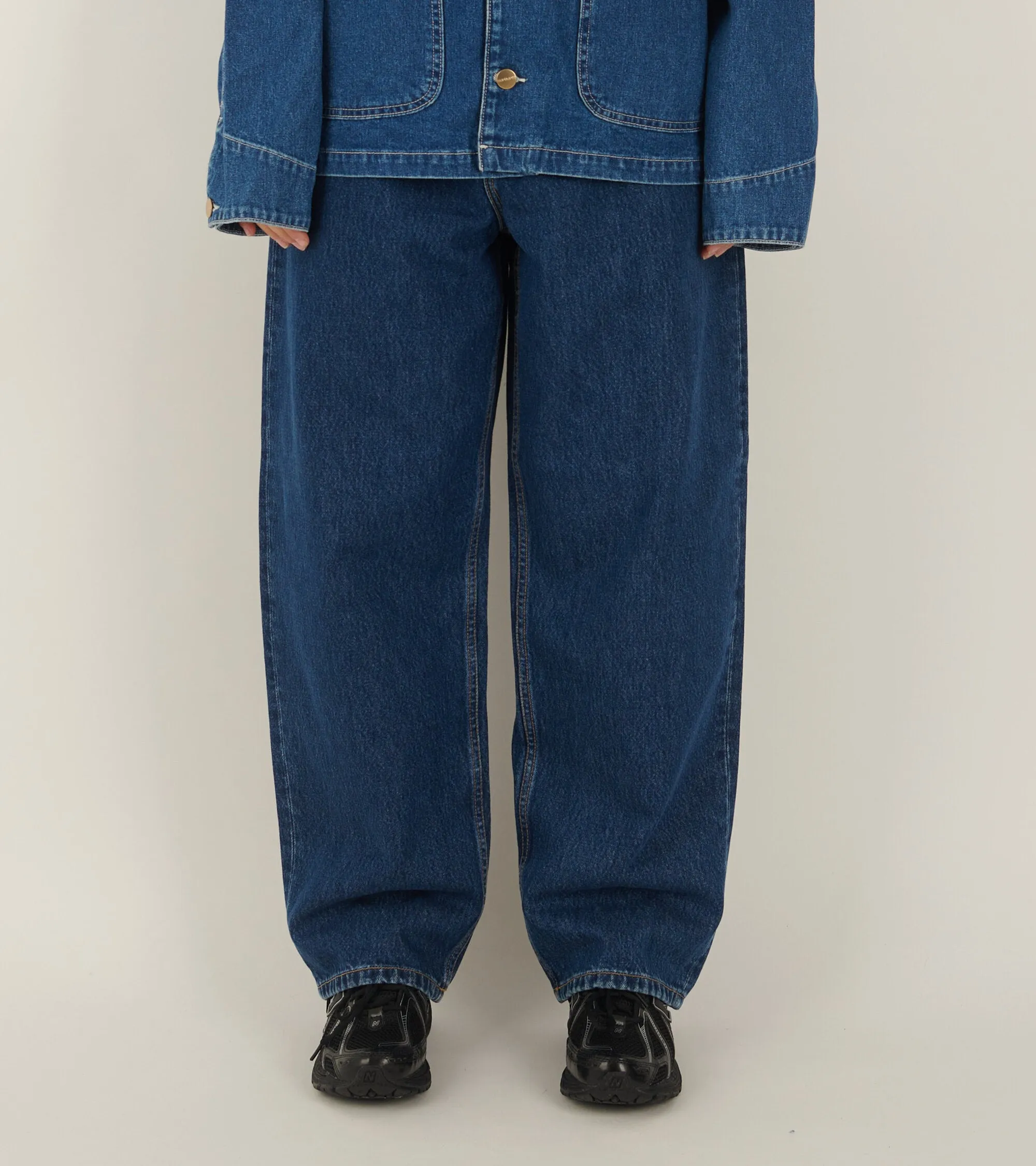W Brandon Pant Stone Washed Blue