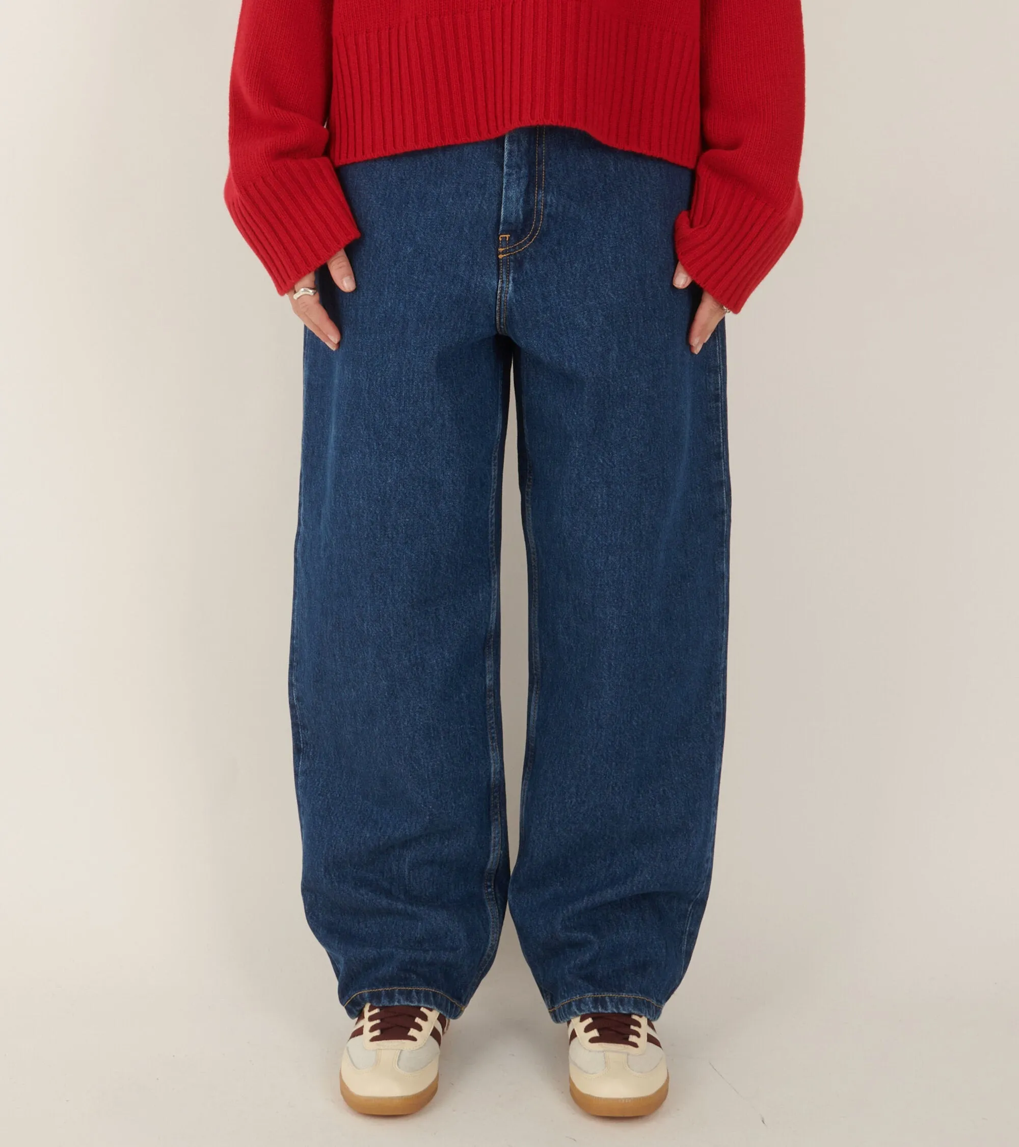 W Brandon Pant Stone Washed Blue
