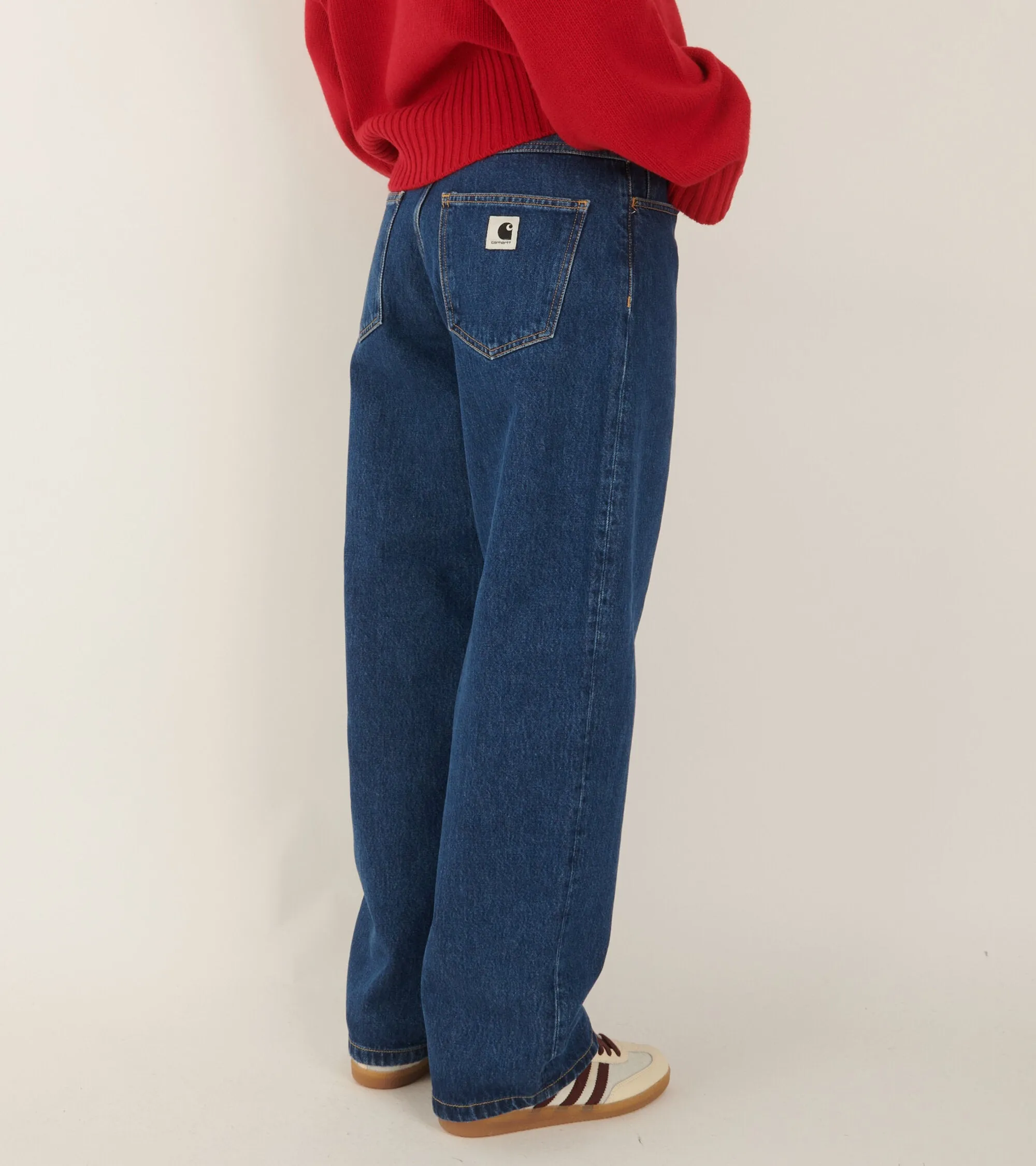W Brandon Pant Stone Washed Blue
