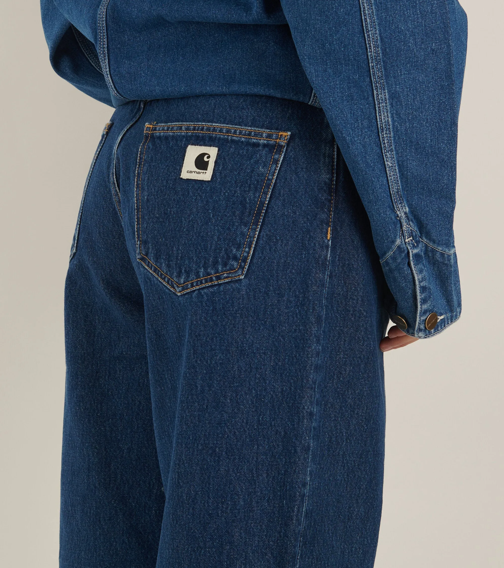 W Brandon Pant Stone Washed Blue