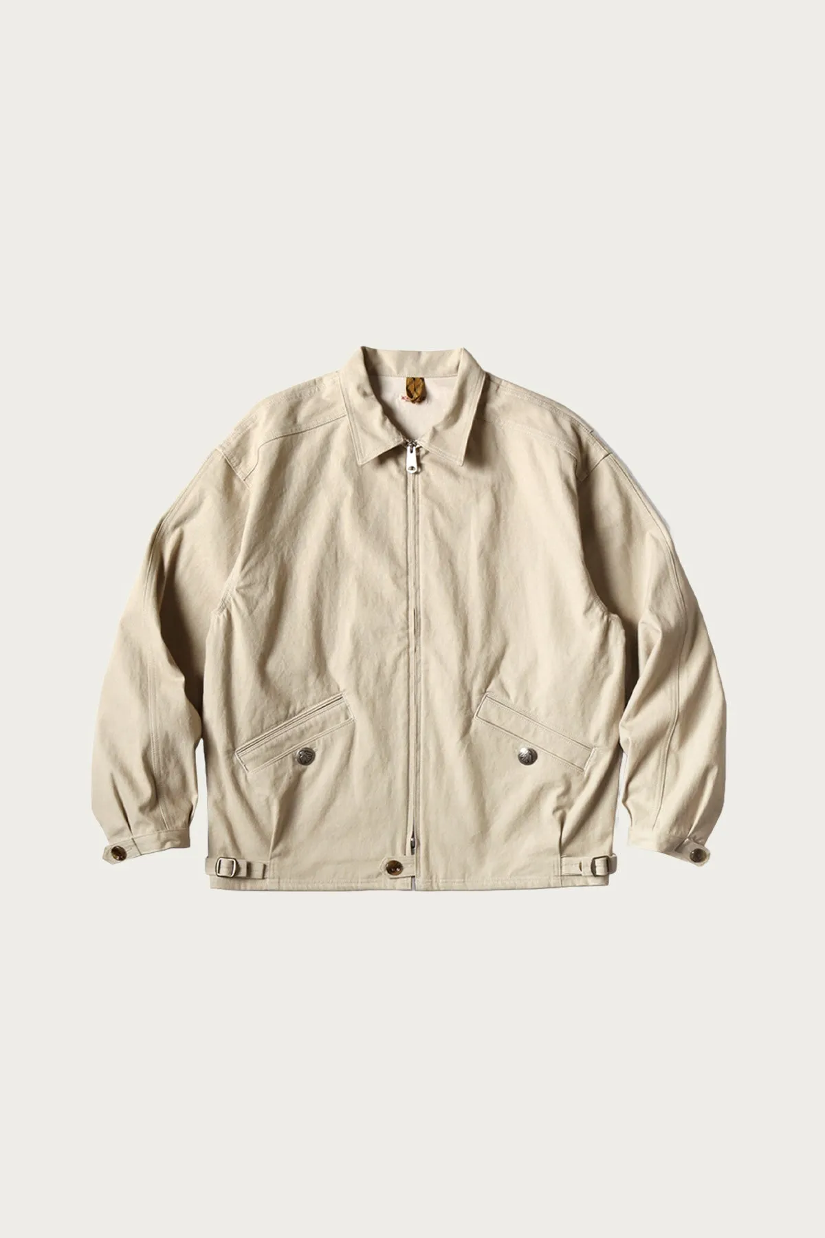Water-Repellent Canvas ZIP-UP KAYAK PAW-PAW Blouson - Beige