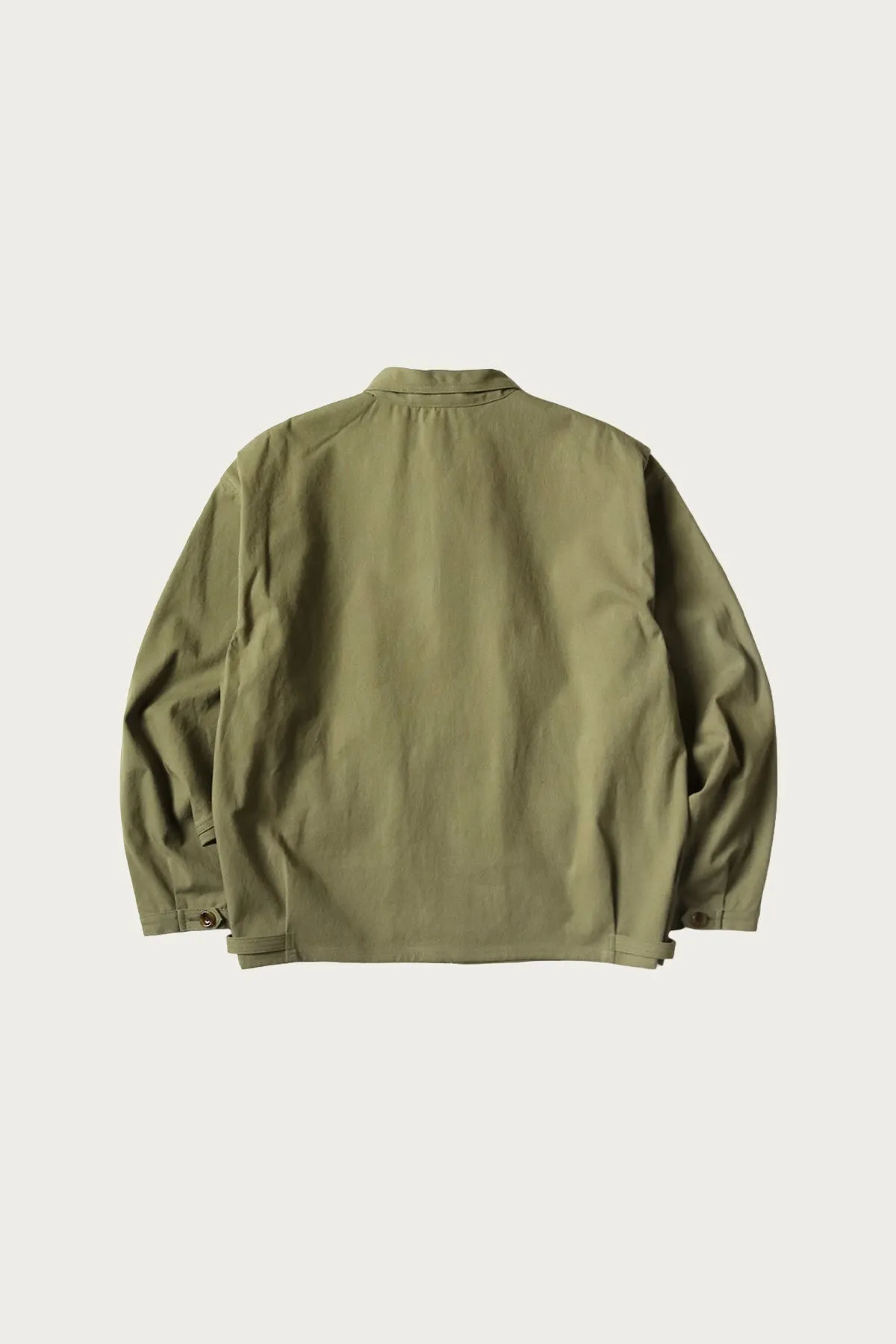 Water-Repellent Canvas ZIP-UP KAYAK PAW-PAW Blouson - Khaki