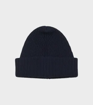 Wool Mix Beanie Navy