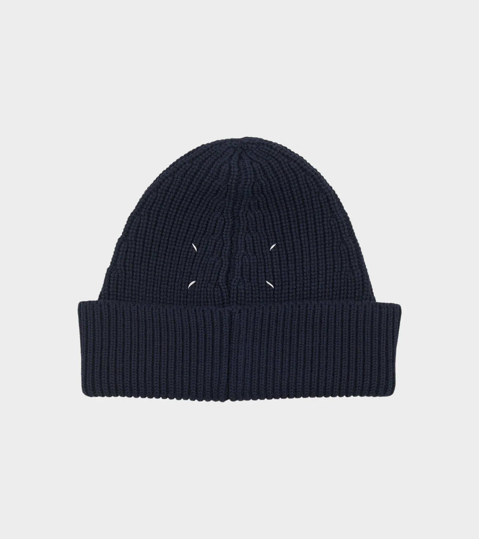 Wool Mix Beanie Navy