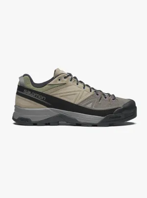 X-ALP Leather Pewter. Vintage Khaki & Black
